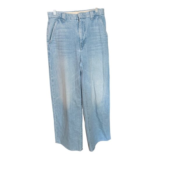 Mother Snacks! The Lunch Money Sneak Wide Leg Jeans - Picture 3 of 8